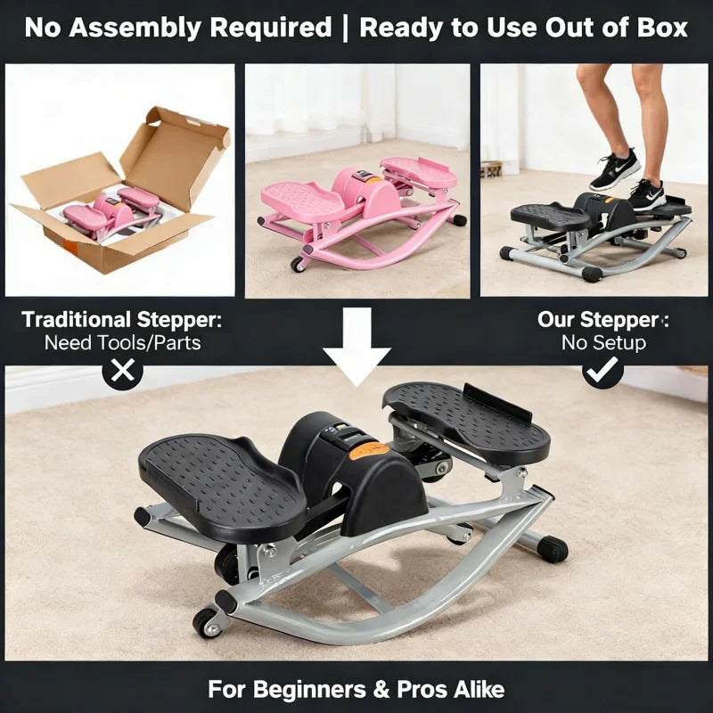 LUSQI Silent Stepper for Home Fitness